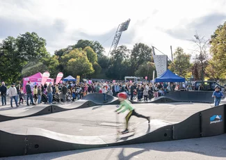 Outdoorsportfestival am 06. Oktober im Olympiapark mit insgesamt 45.000 Besucher:innen