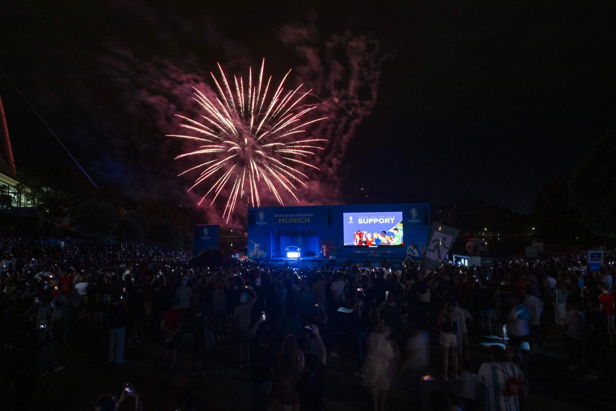 A great final in the Fan Zone: A total of 703,000 visitors enjoyed a wonderful festival of football