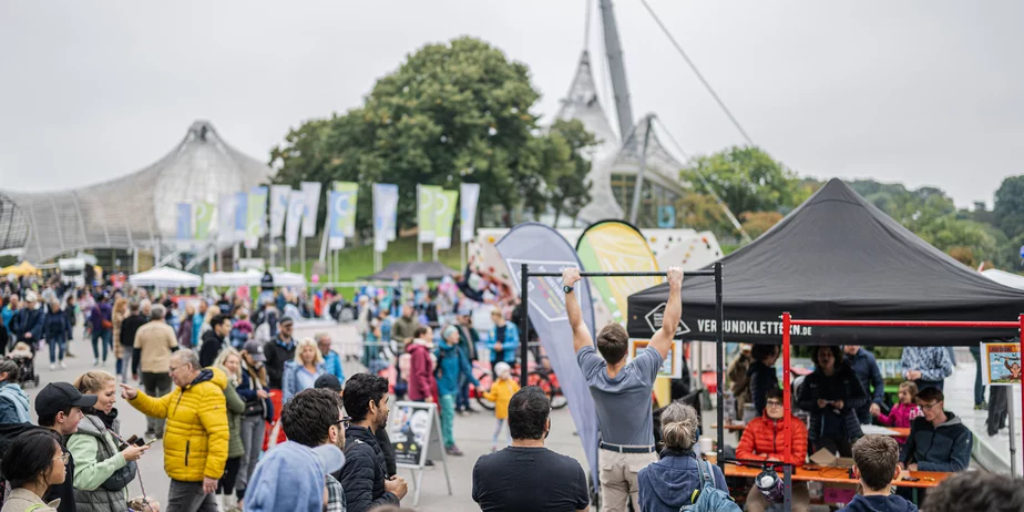 40.000 Münchner:innen beim Outdoorsportfestival im Olympiapark