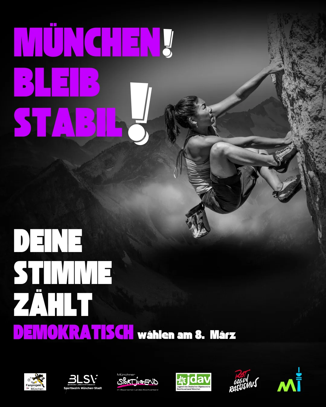 München, bleib stabil! Breites Bündnis des Sports startet Kampagne zur Kommunalwahl