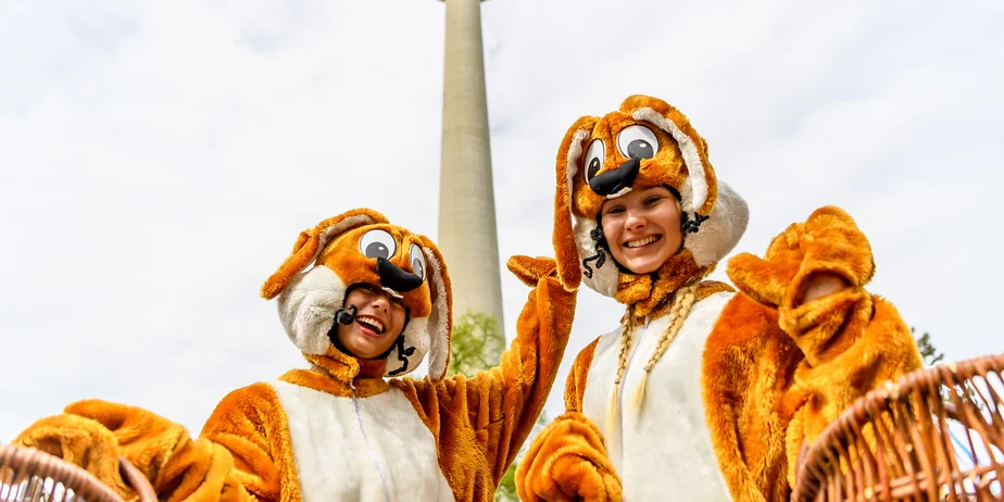 Fröhlich und bunt: Das Osterfest im Olympiapark