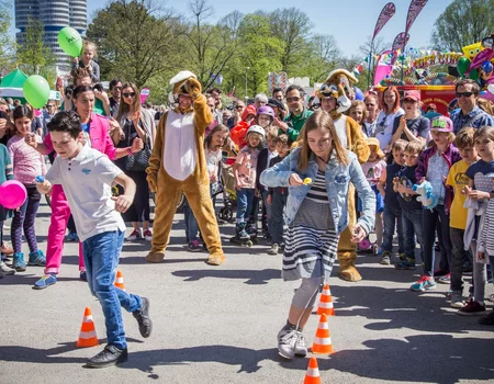 Spiel und Spaß beim Osterfest am 20. April im Olympiapark
