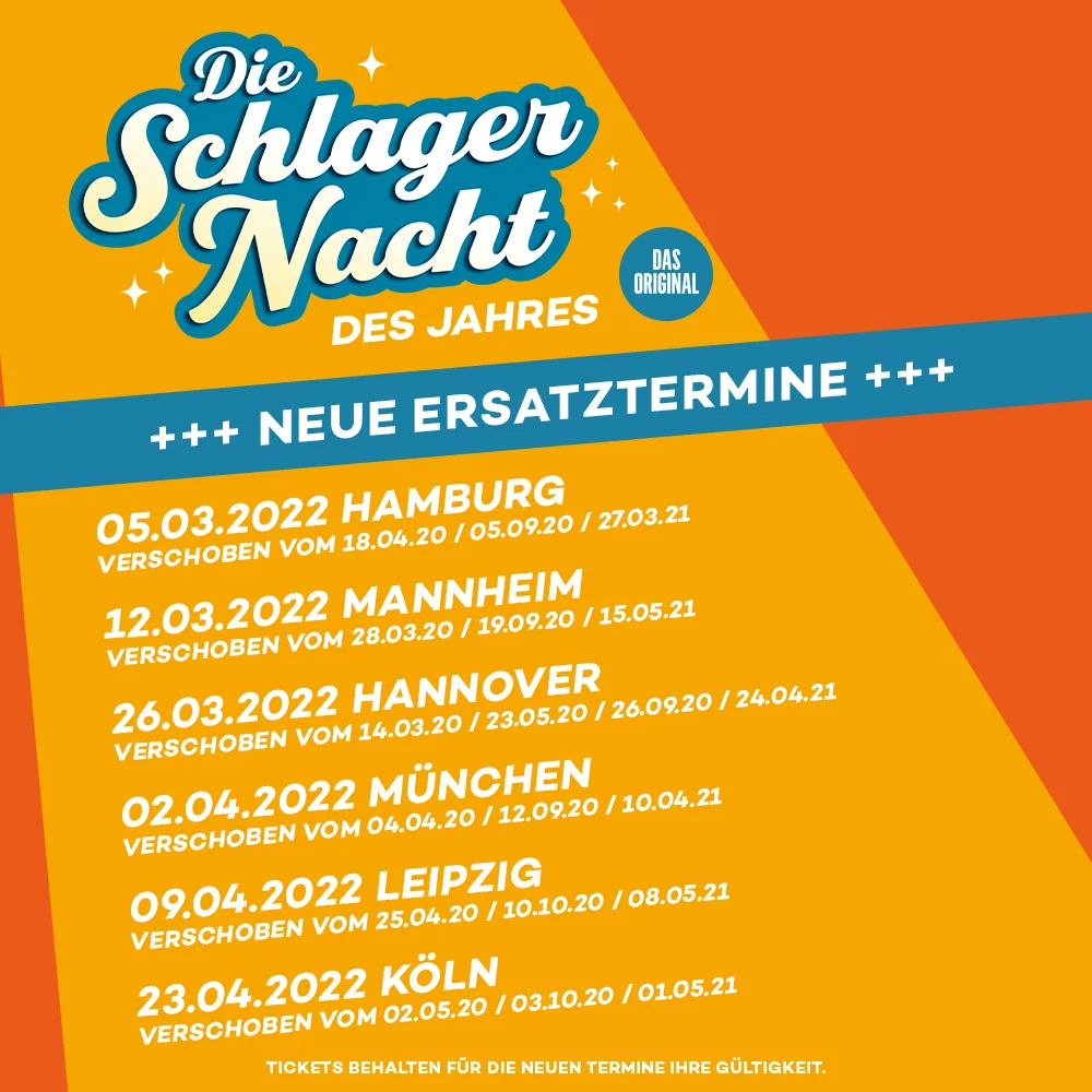 Die Schlagernacht des Jahres