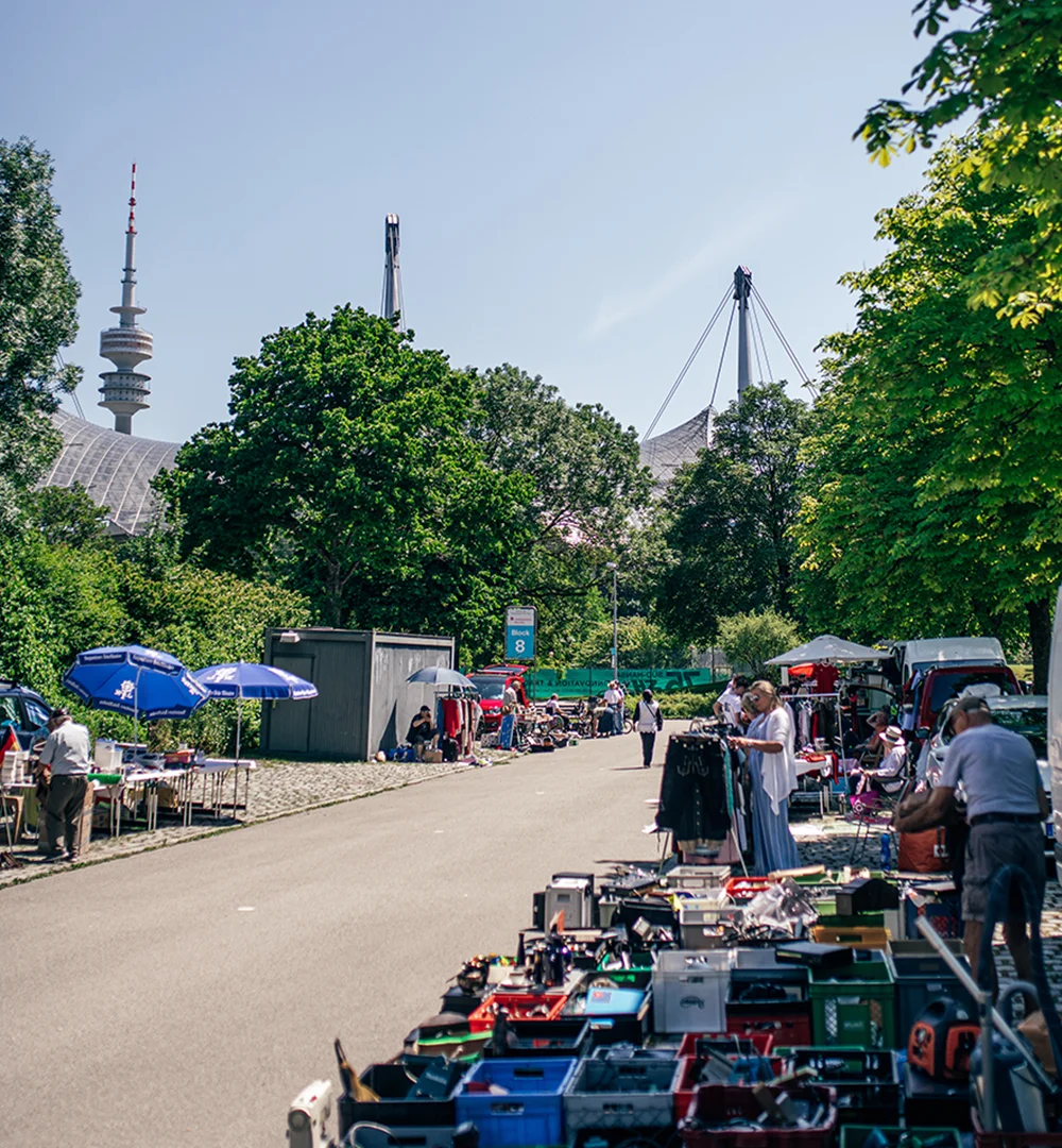 Flohmarkt im Olympiapark