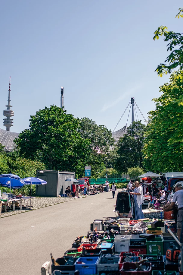 Flohmarkt im Olympiapark