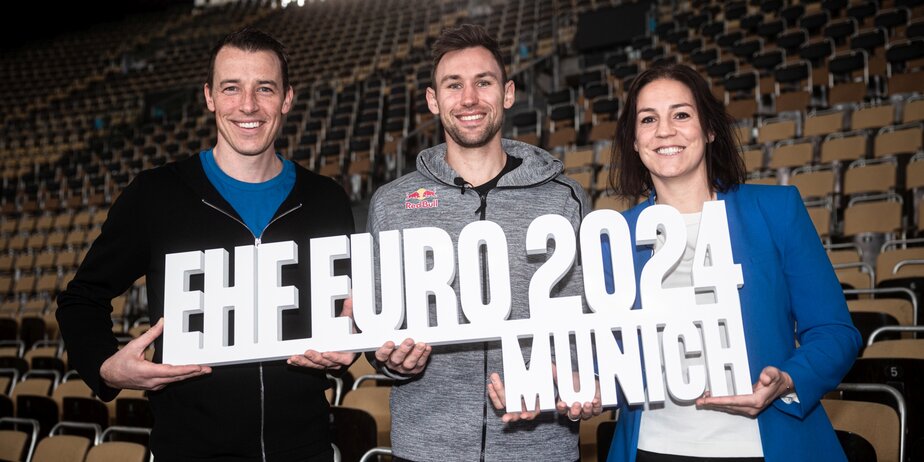 Anwurf für die EHF EURO 2024 in der Olympiahalle